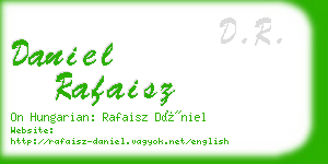 daniel rafaisz business card